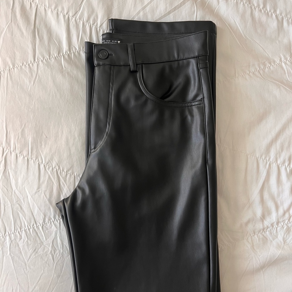 Zara full-length leather pants